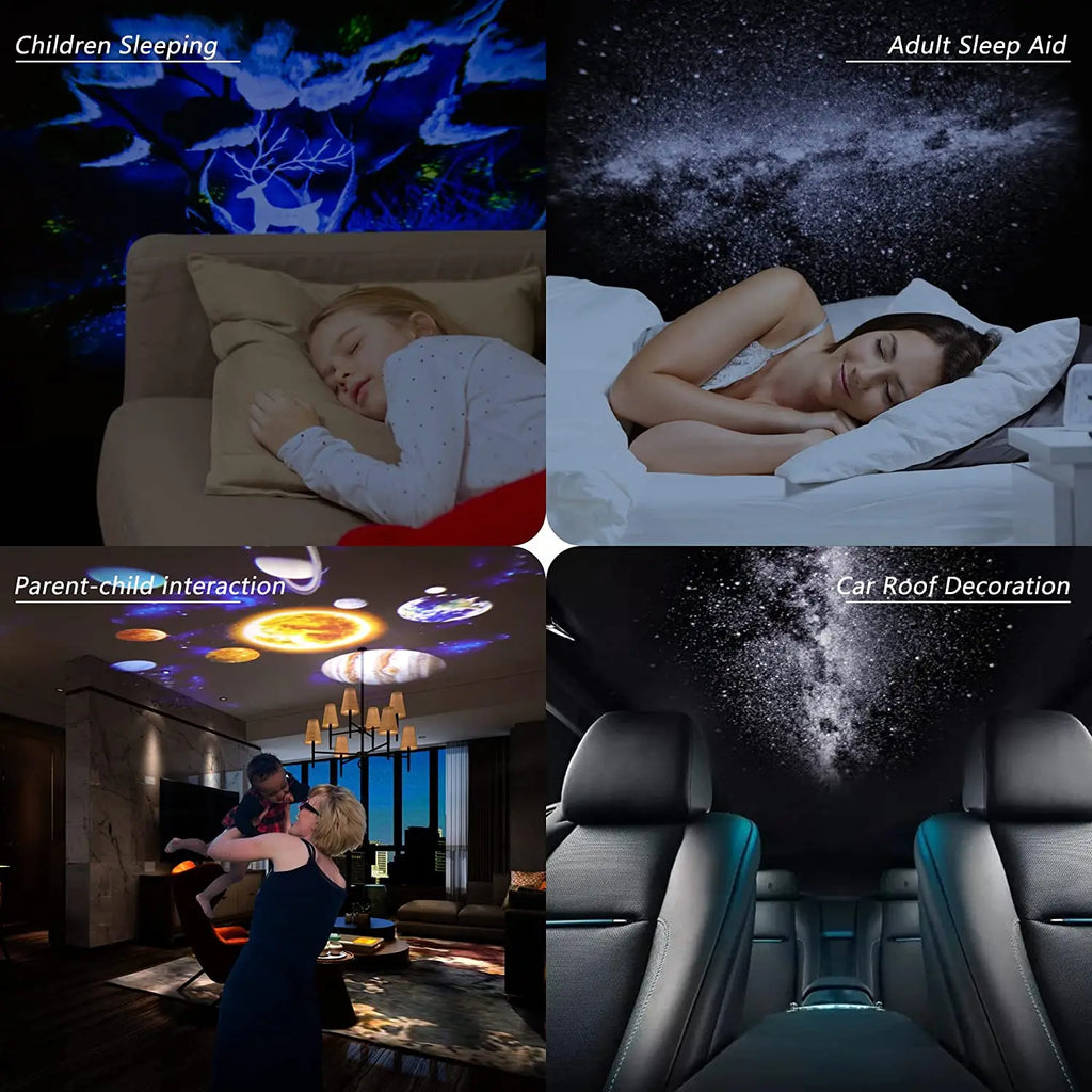 Night Light Galaxy Projector Starry Sky Projector 360°