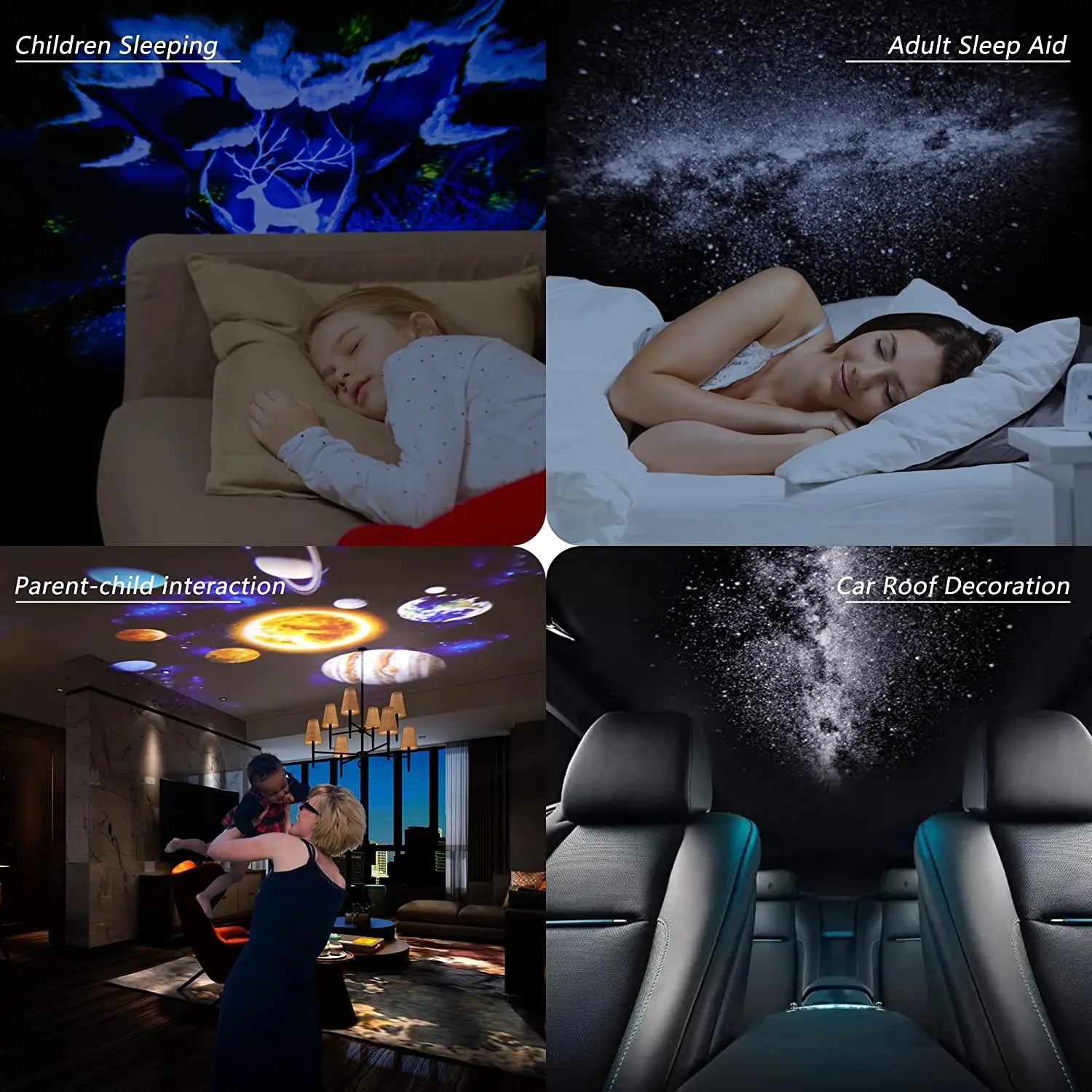 Night Light Galaxy Projector Starry Sky Projector 360°