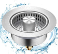 3 in 1 Kitchen Sink Drain Strainer