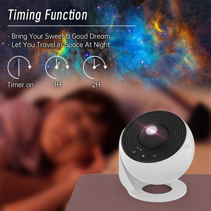 Night Light Galaxy Projector Starry Sky Projector 360°