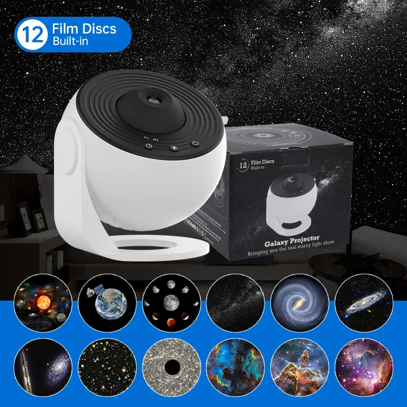 Night Light Galaxy Projector Starry Sky Projector 360°