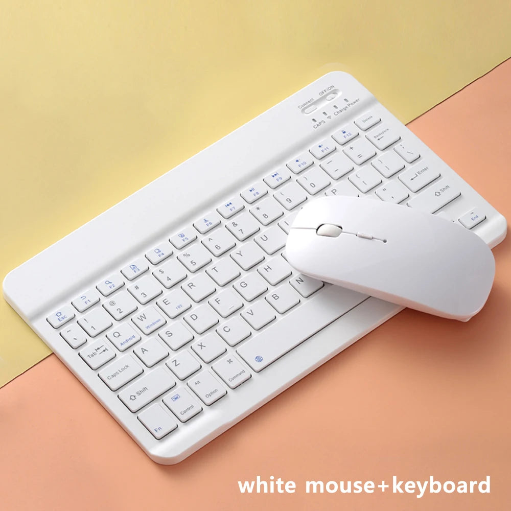 Bluetooth Keyboard and Mouse For iPad Xiaomi Samsung