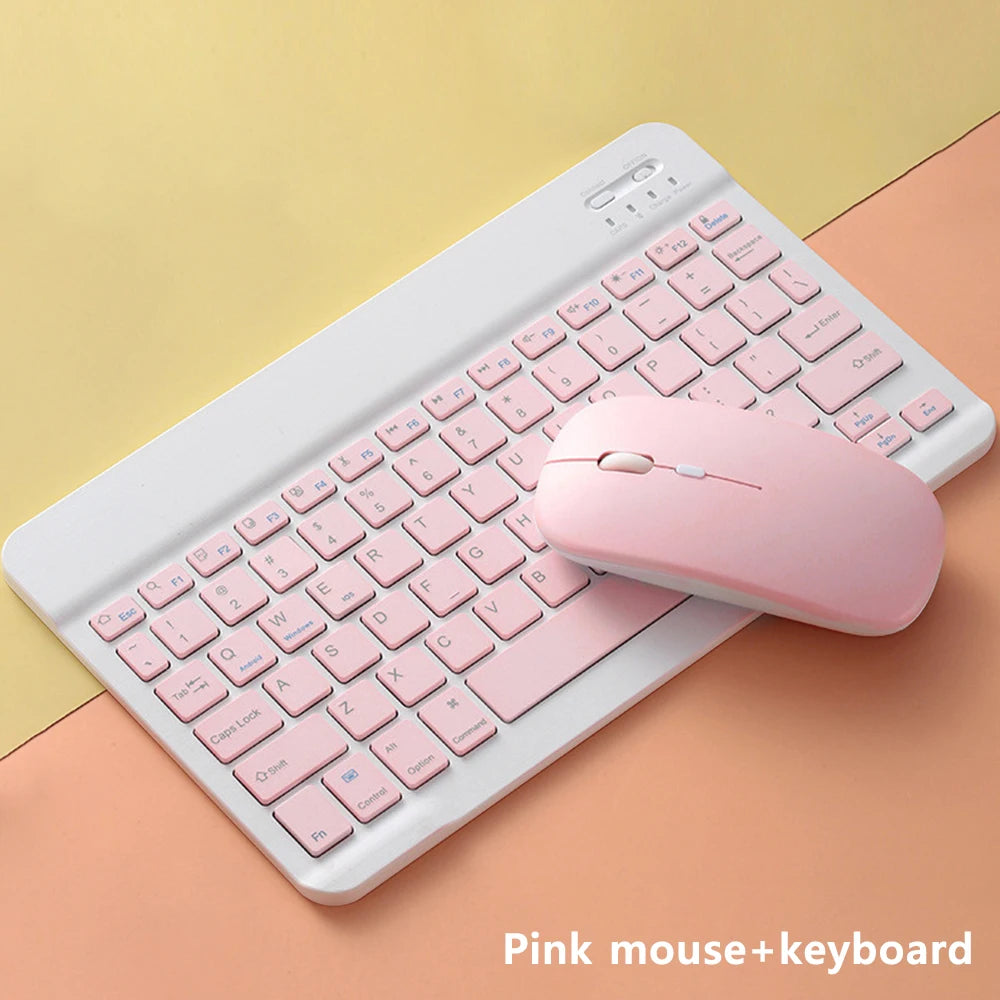 Bluetooth Keyboard and Mouse For iPad Xiaomi Samsung