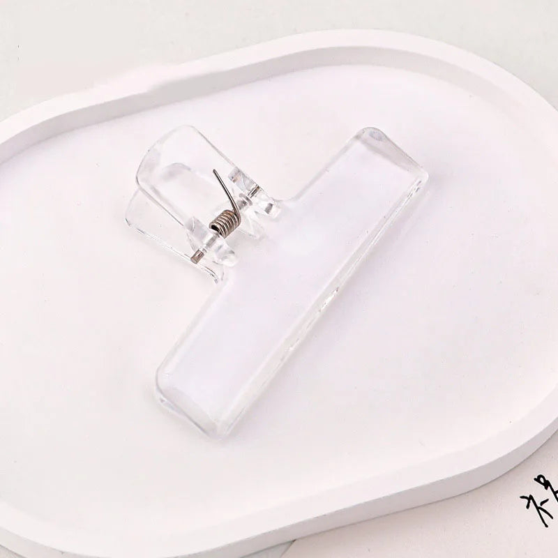 1Pc Creative Transparent Jelly Clip Storage