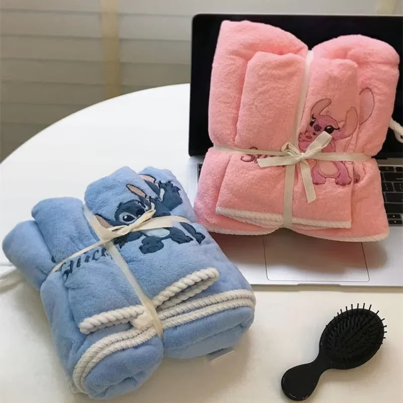 Cute Stitch Bath Towel Cartoon