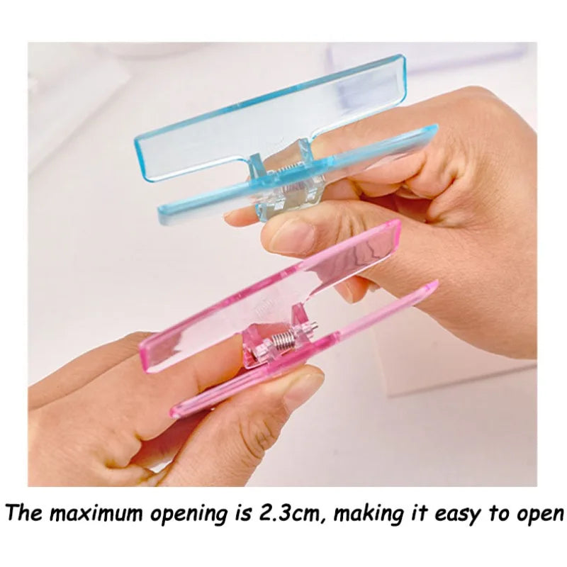1Pc Creative Transparent Jelly Clip Storage