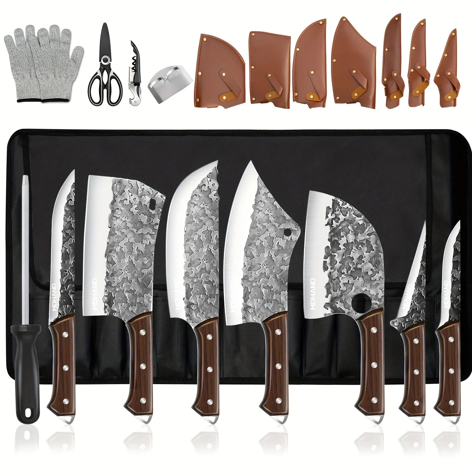 Ultra Sharp 14pcs Kitchen Chef Knife Set
