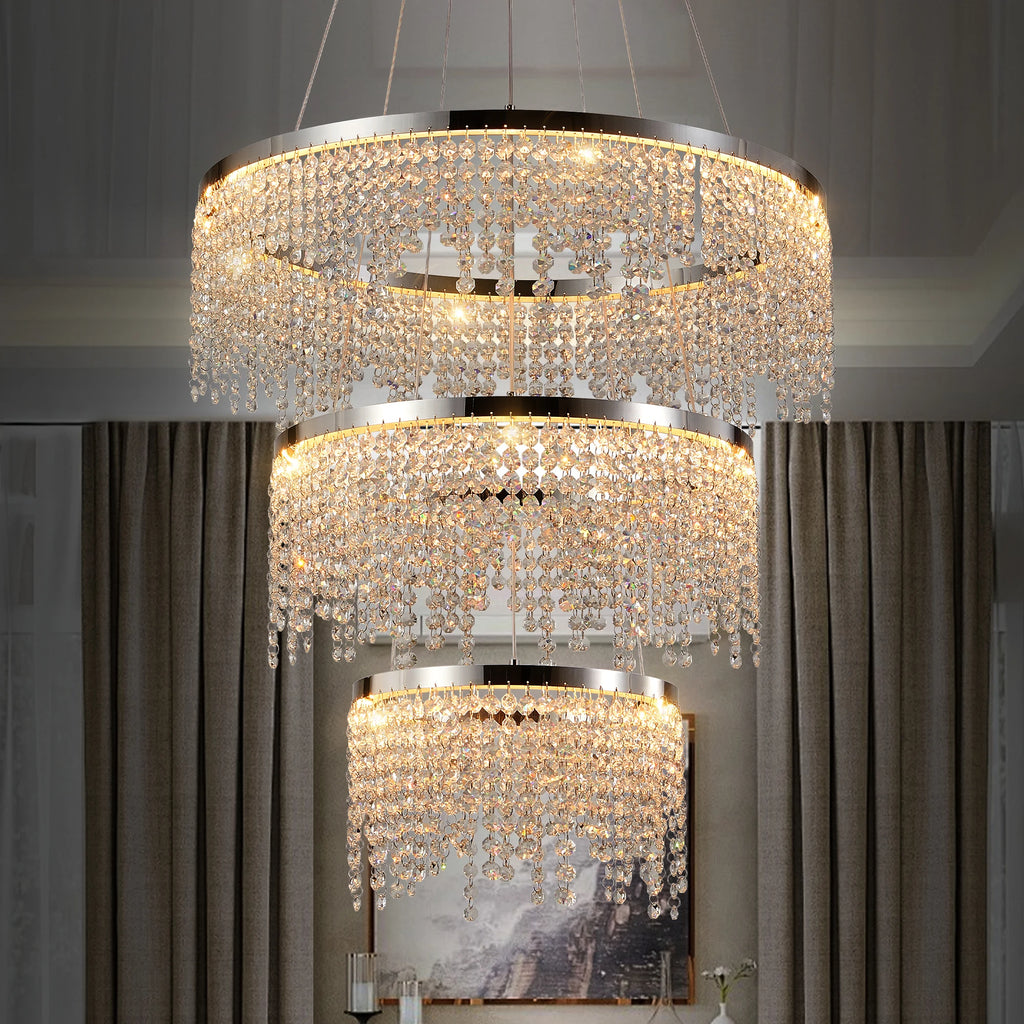 23.6-inch Crystal Chandelie