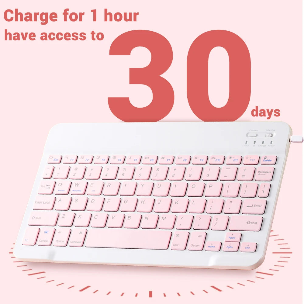 Bluetooth Keyboard and Mouse For iPad Xiaomi Samsung