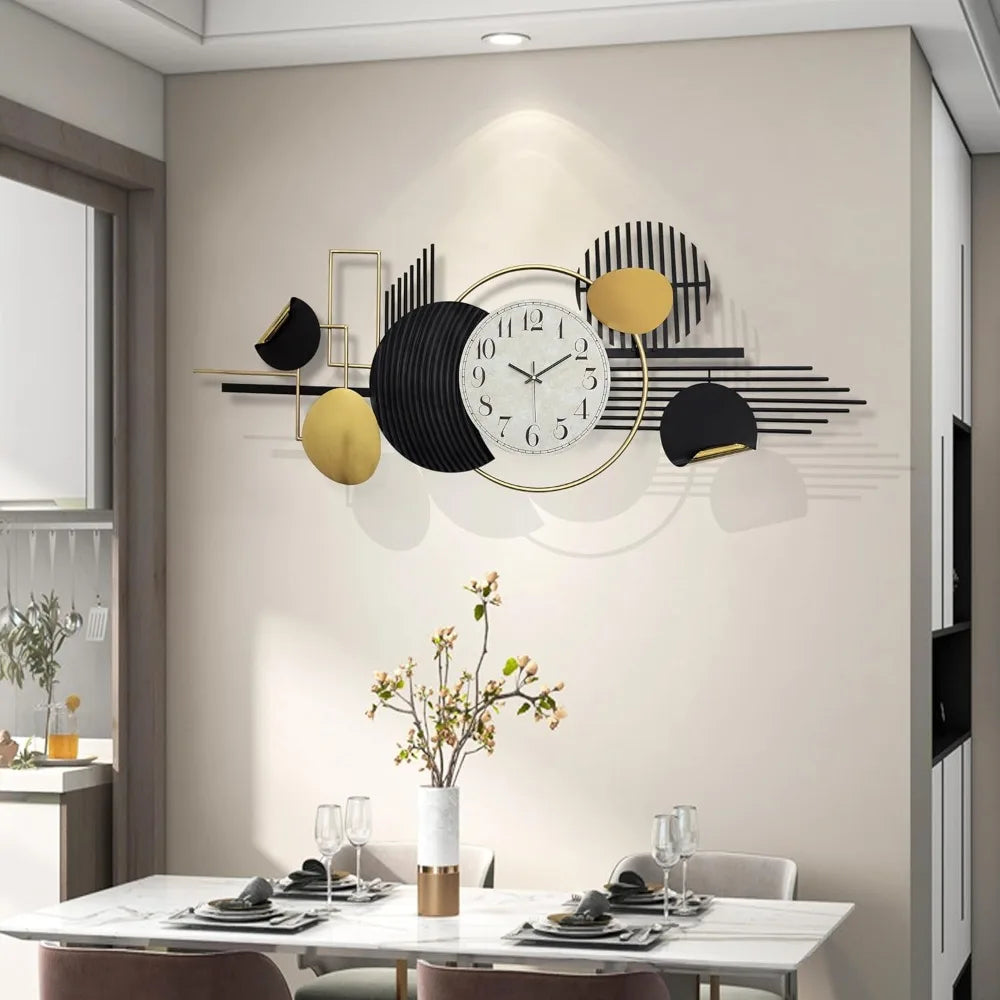 Metal Wall Art, Black and White Decor