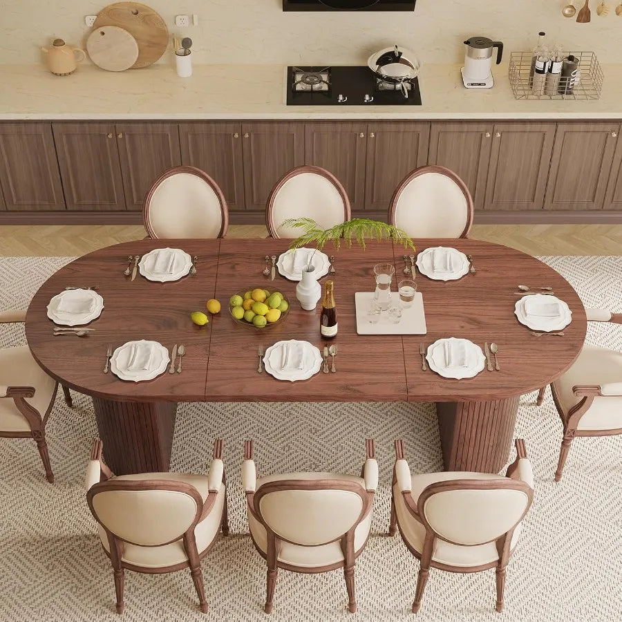 70.8 Inch Oval Dining Table