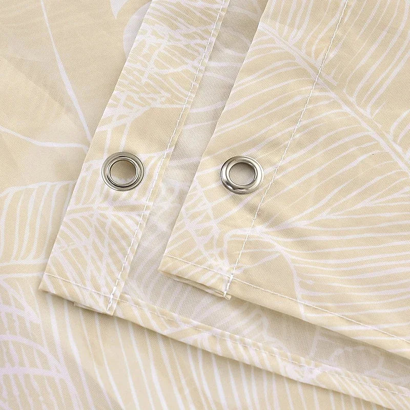 Marine Life Nature Bathroom Decor Sea Poltester Bath Curtain with Hook