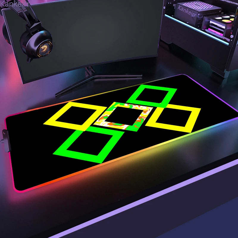 RGB Hexagonal Mouse Pad 900x350 LED
