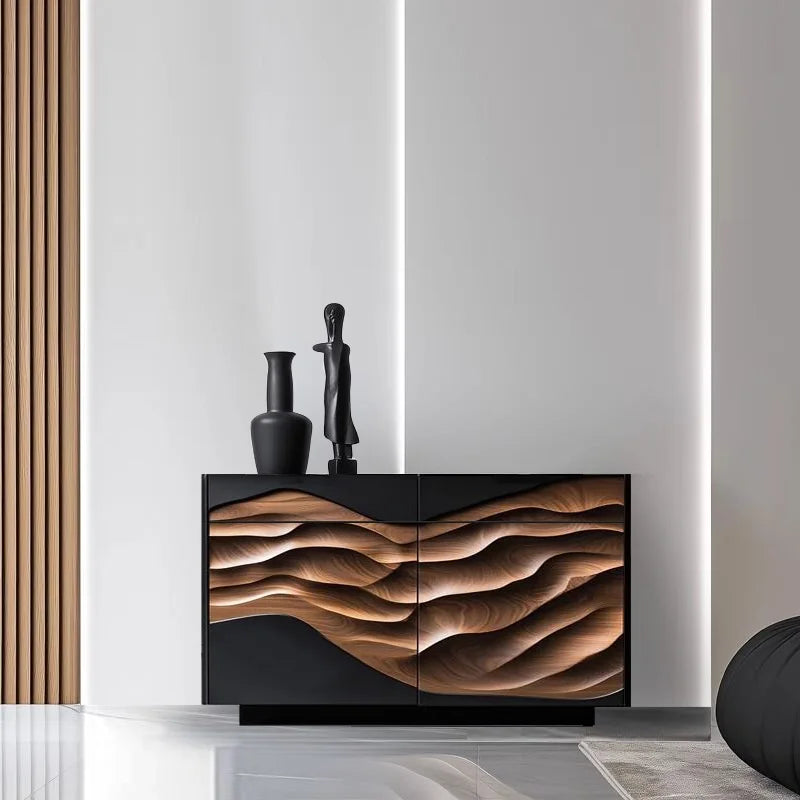 Corner Cabinets Wood Craft Decor Storage Drawer Cabinets Mid Century