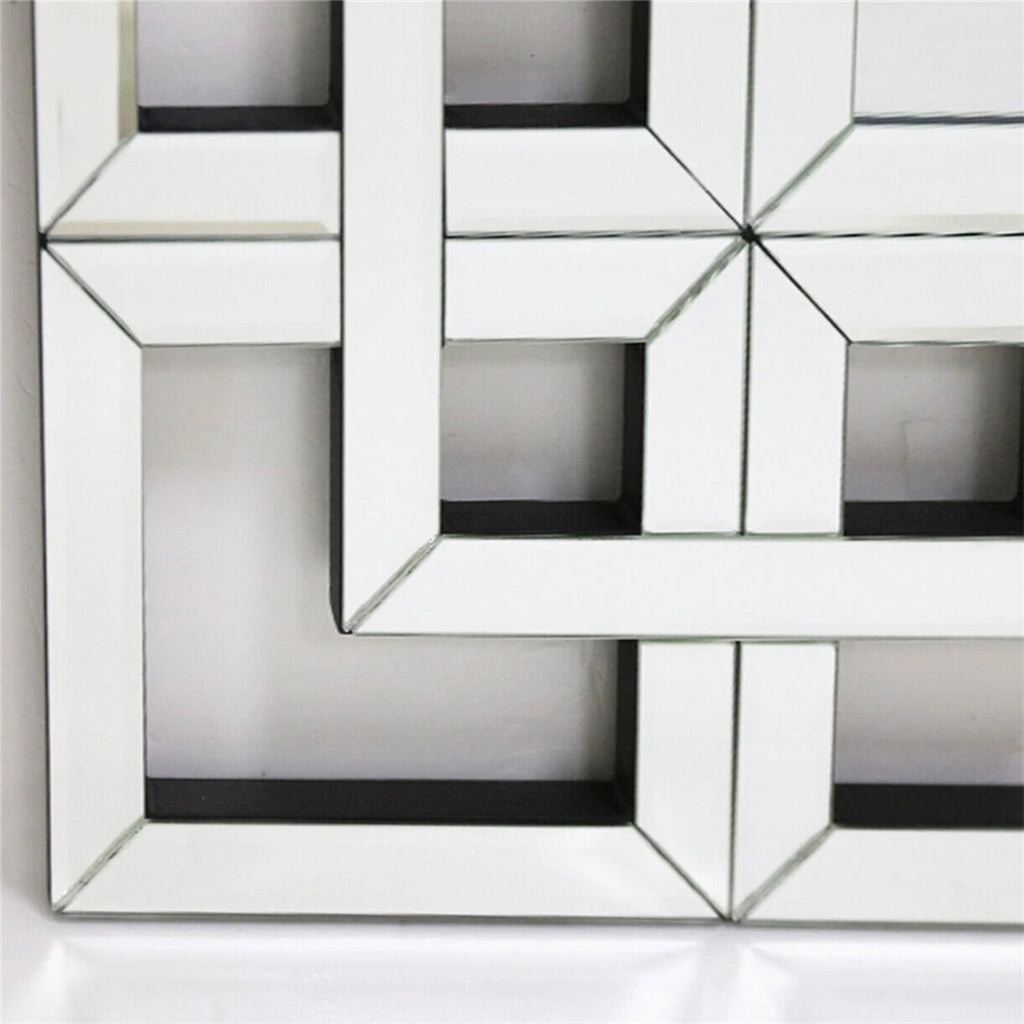 Rectangular Large Wall Mirror Modern Accent