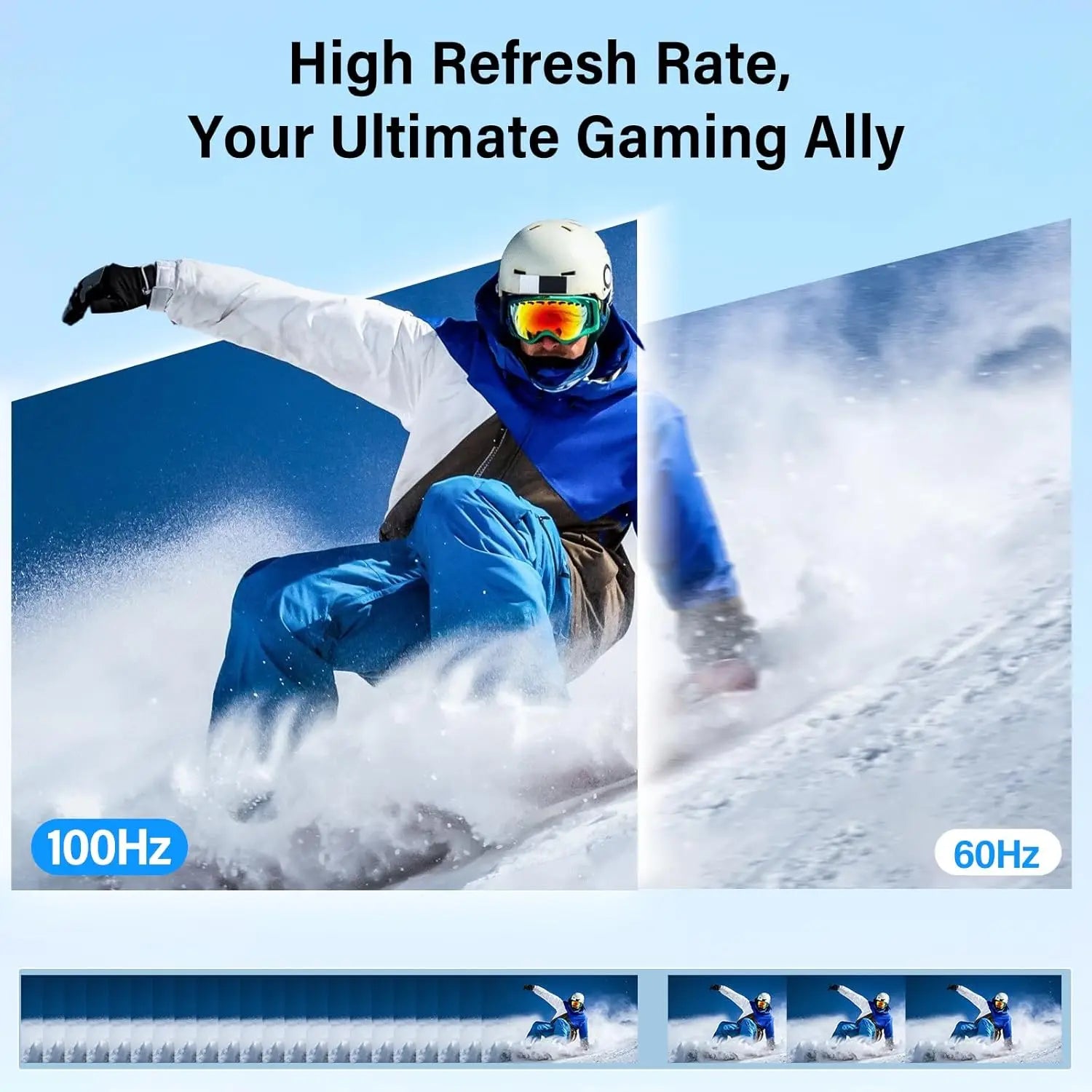 23.8" 100Hz Portable Monitor w/178° Adjustable Stand Type-C HDMI IPS Eye Care External Computer Display for Laptop pc