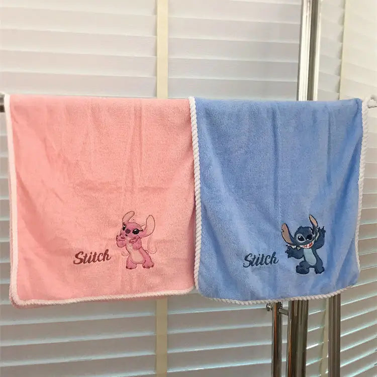 Cute Stitch Bath Towel Cartoon
