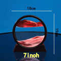 3D Moving Sand Art Picture Round Glass Deep Sea Sandscape