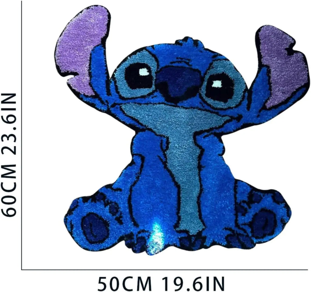 60cm New Disney Kawaii Stitch Anime Mat Carpets