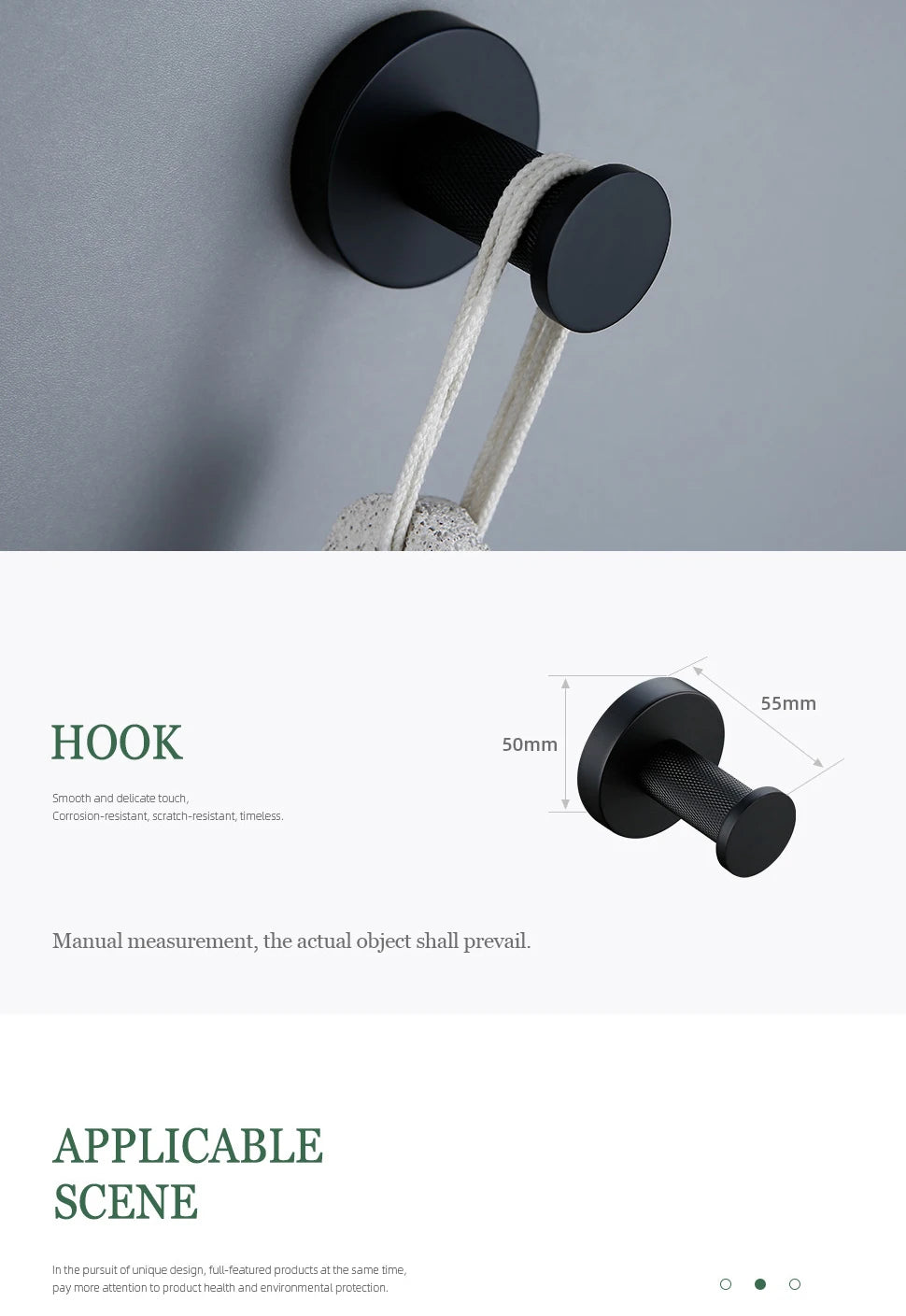 Black Bathroom Accessories Brass Knurled Kit Paper Holder Towel Rack Shelf Single Towel Holder Toilet Brush Holder Hook