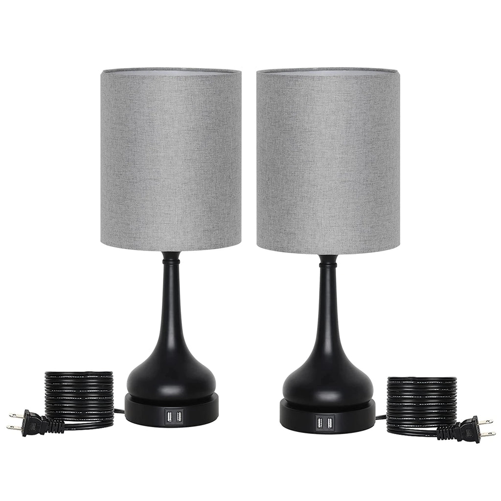 Table Lamp Set of 2 Table Lamps with Touch Control