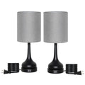 Table Lamp Set of 2 Table Lamps with Touch Control