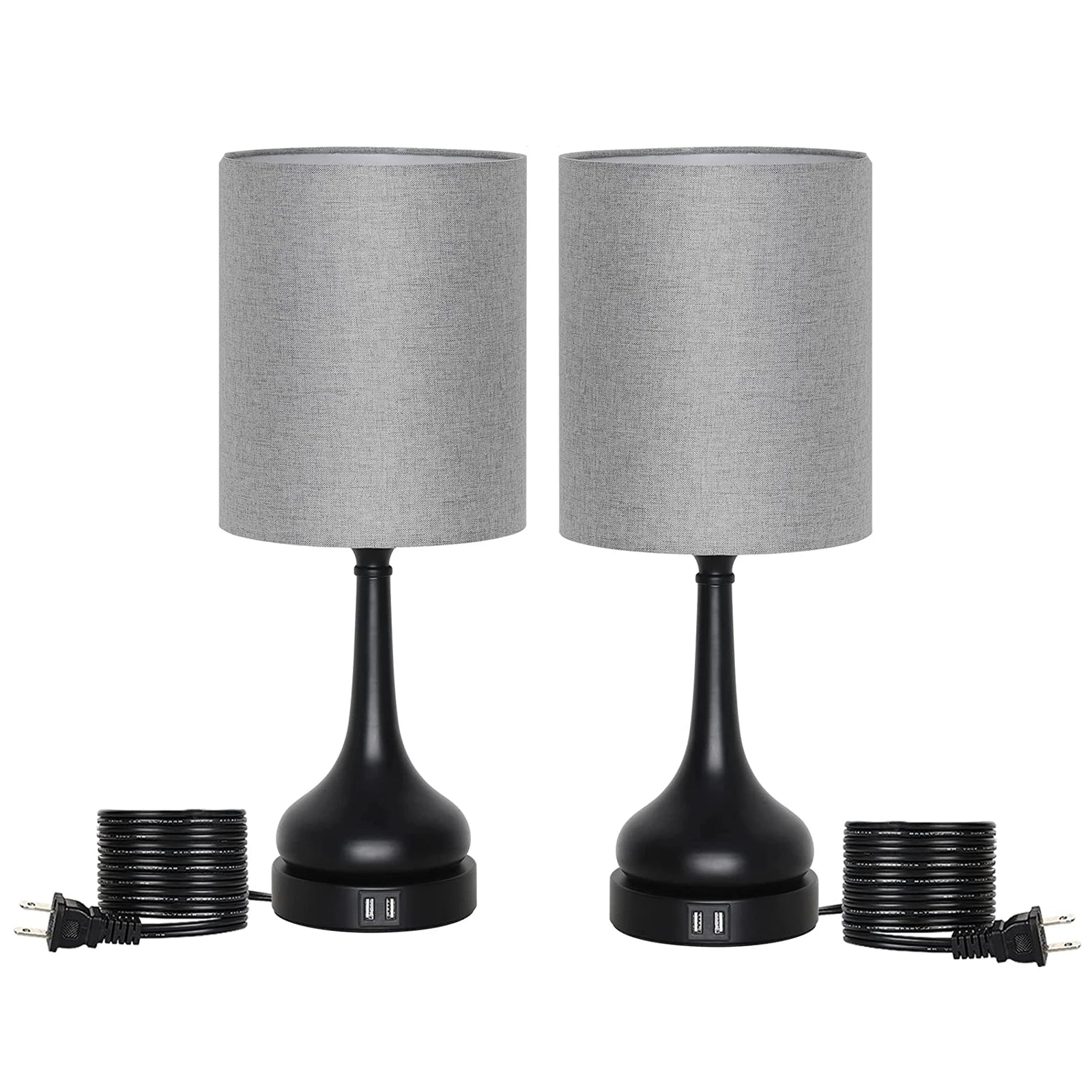 Table Lamp Set of 2 Table Lamps with Touch Control