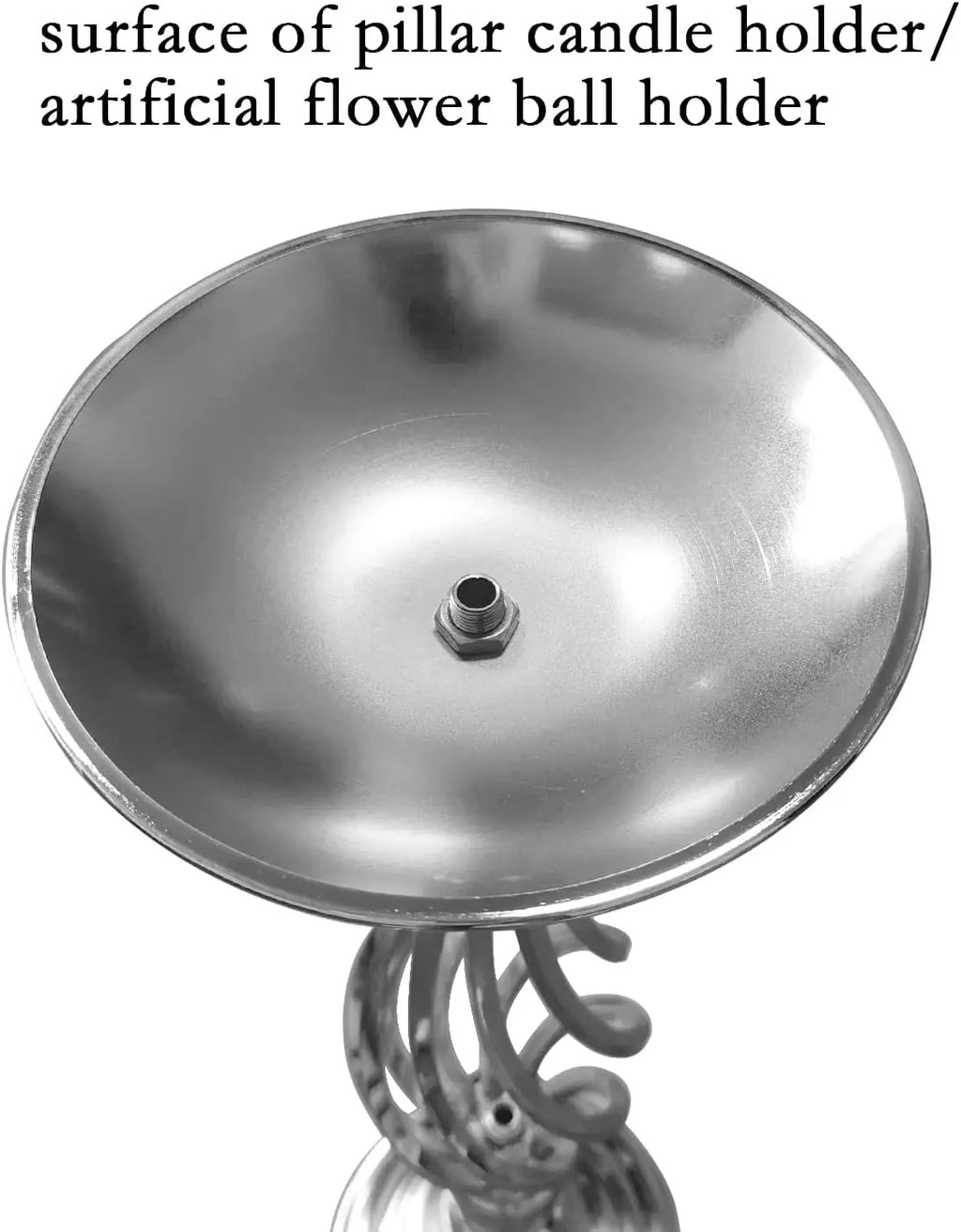 6pcs Silver Metal Flower Vases18.7Inches