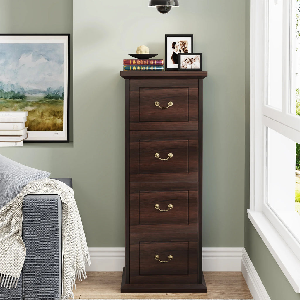 Tribesigns 4-Drawer File Cabinet Filing Cabinet, Vertical File Cabinet