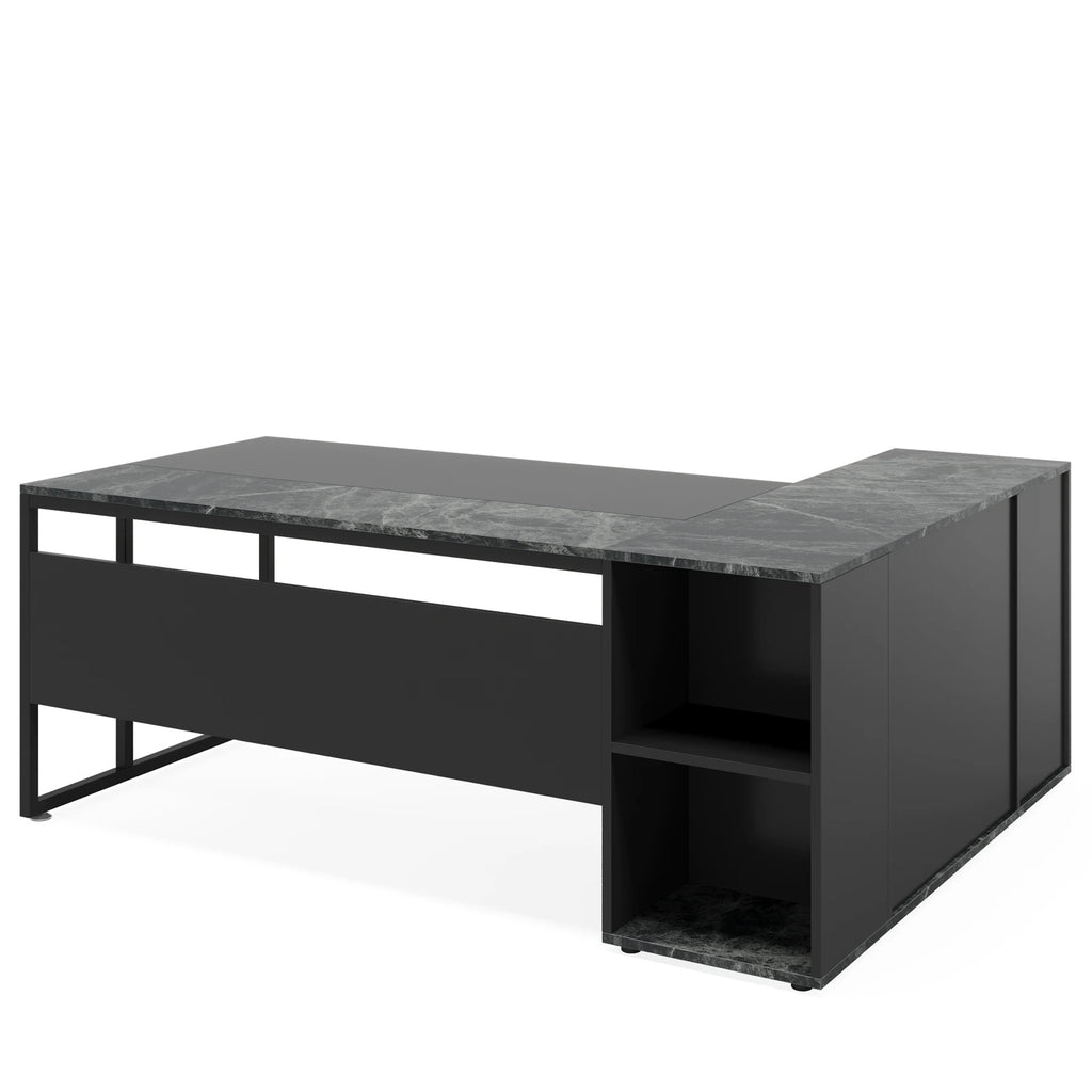 Tribesigns 71 inch Executive Desk, L Shaped Desk