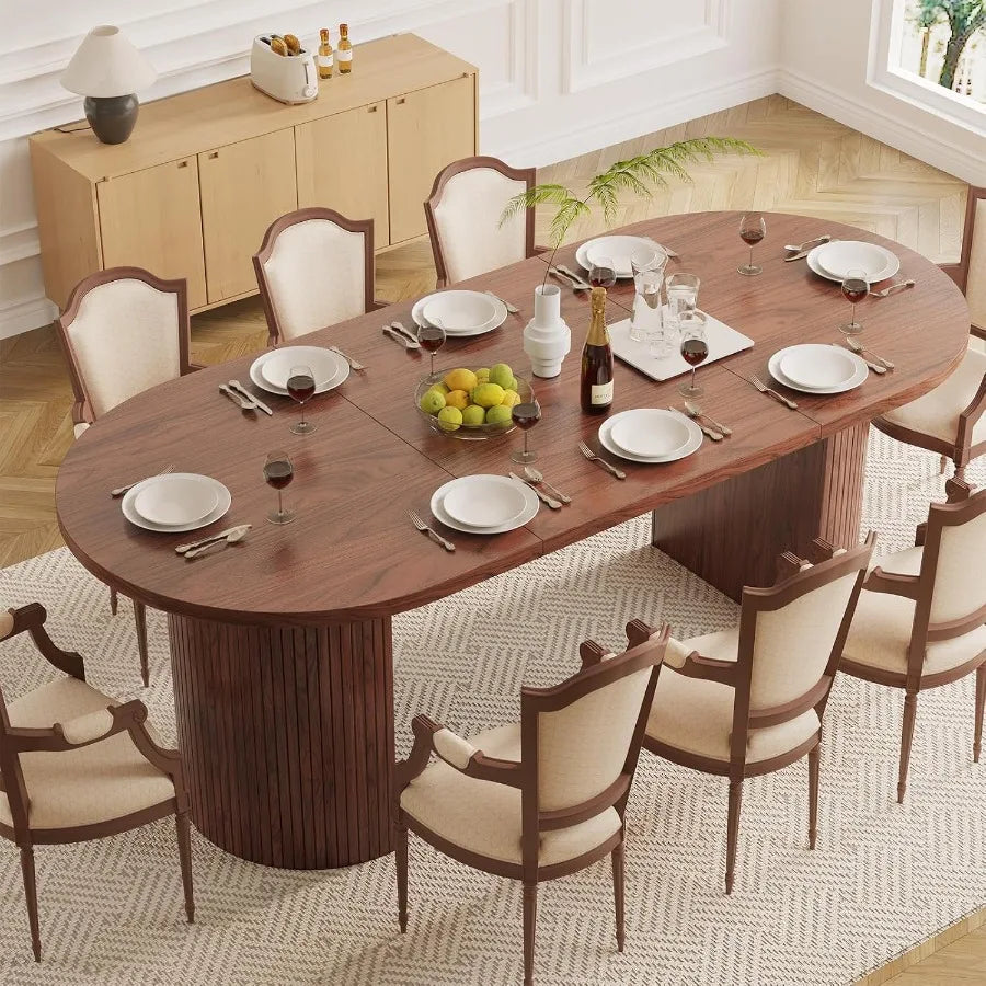 70.8 Inch Oval Dining Table