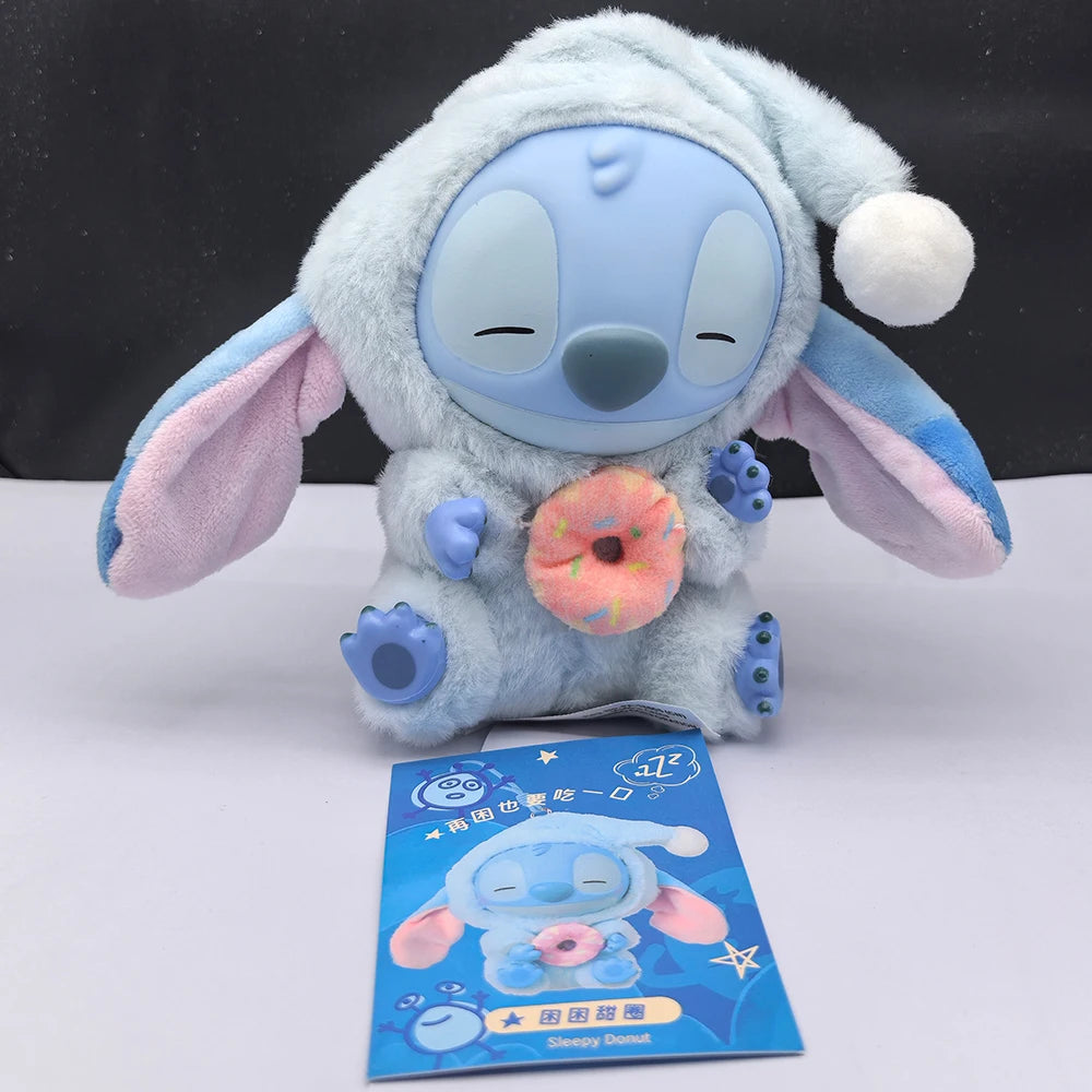 Stitch Eat Something Before Sleep Series Blind Box Plush Vinyl