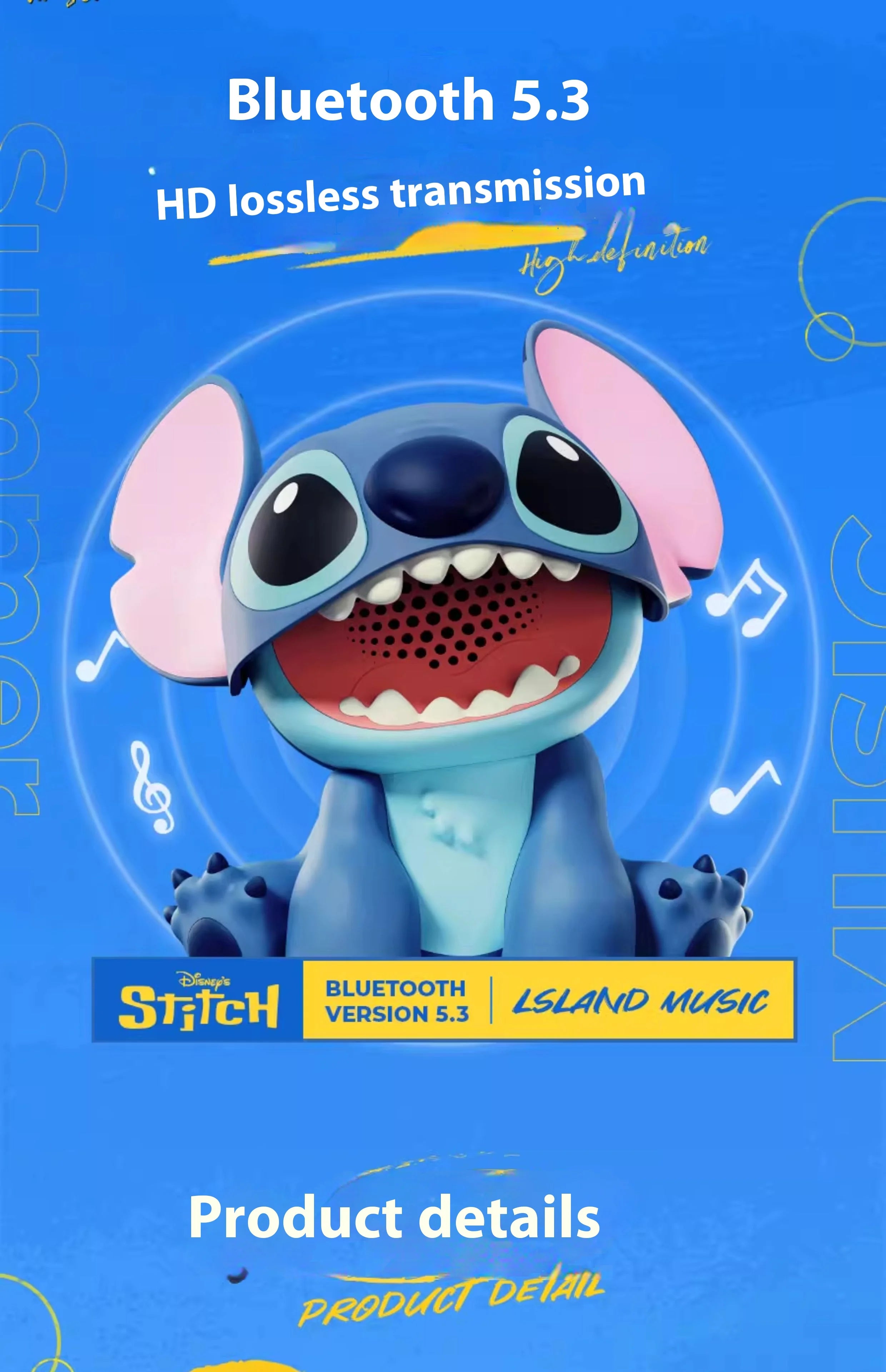 Stitch Bluetooth Speaker Desktop Ornament