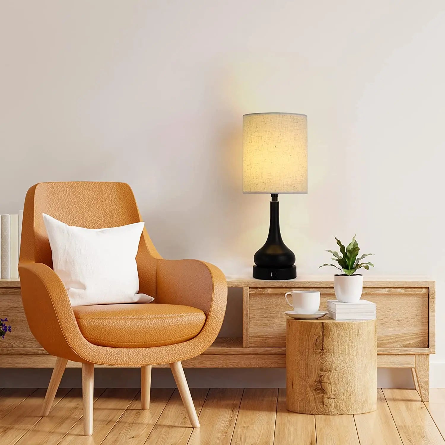 Table Lamp Set of 2 Table Lamps with Touch Control