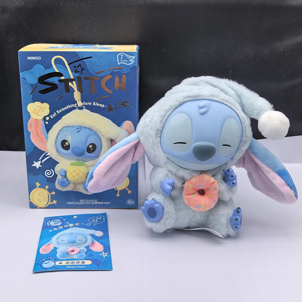 Stitch Eat Something Before Sleep Series Blind Box Plush Vinyl