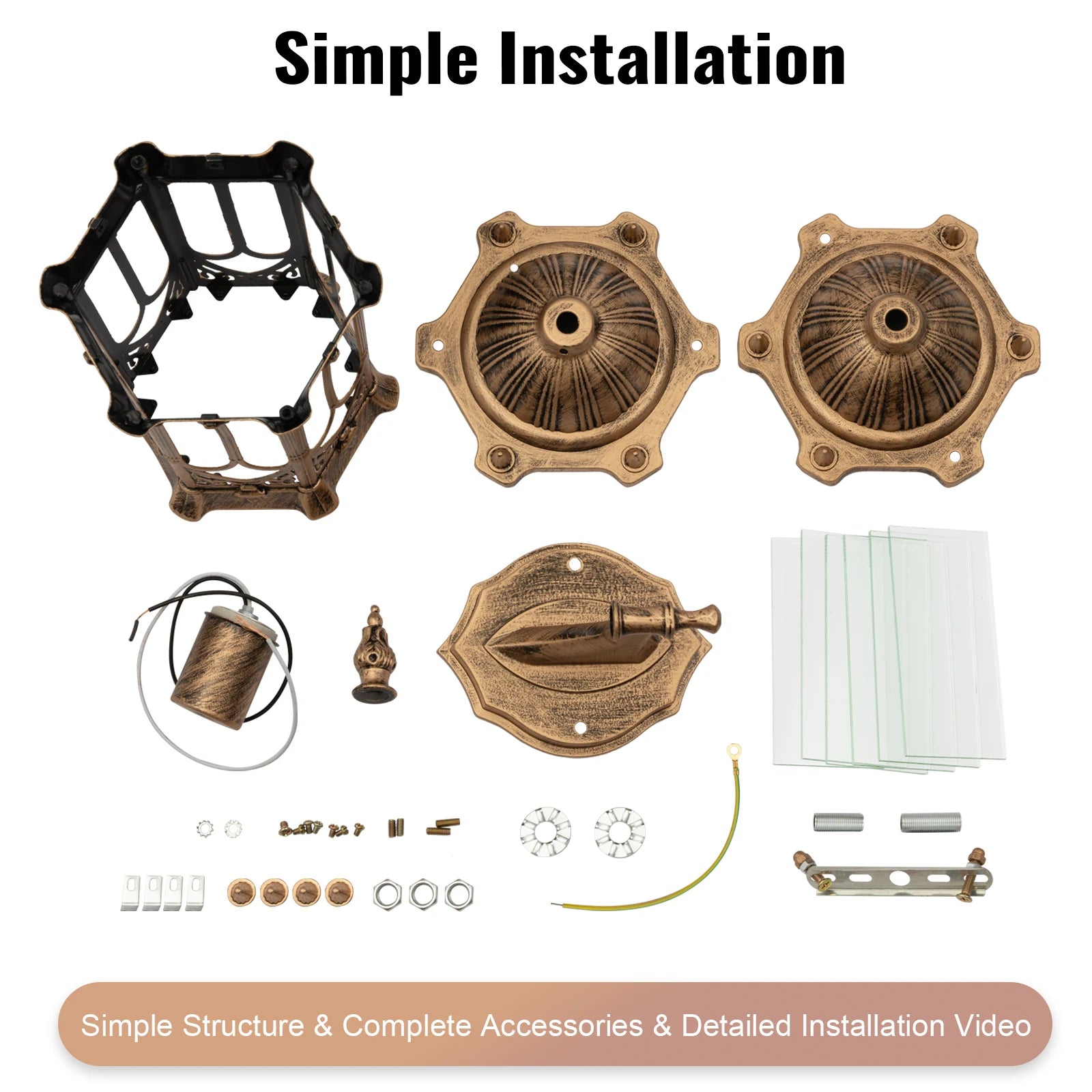 E27 Antique Simple Wall Lamp