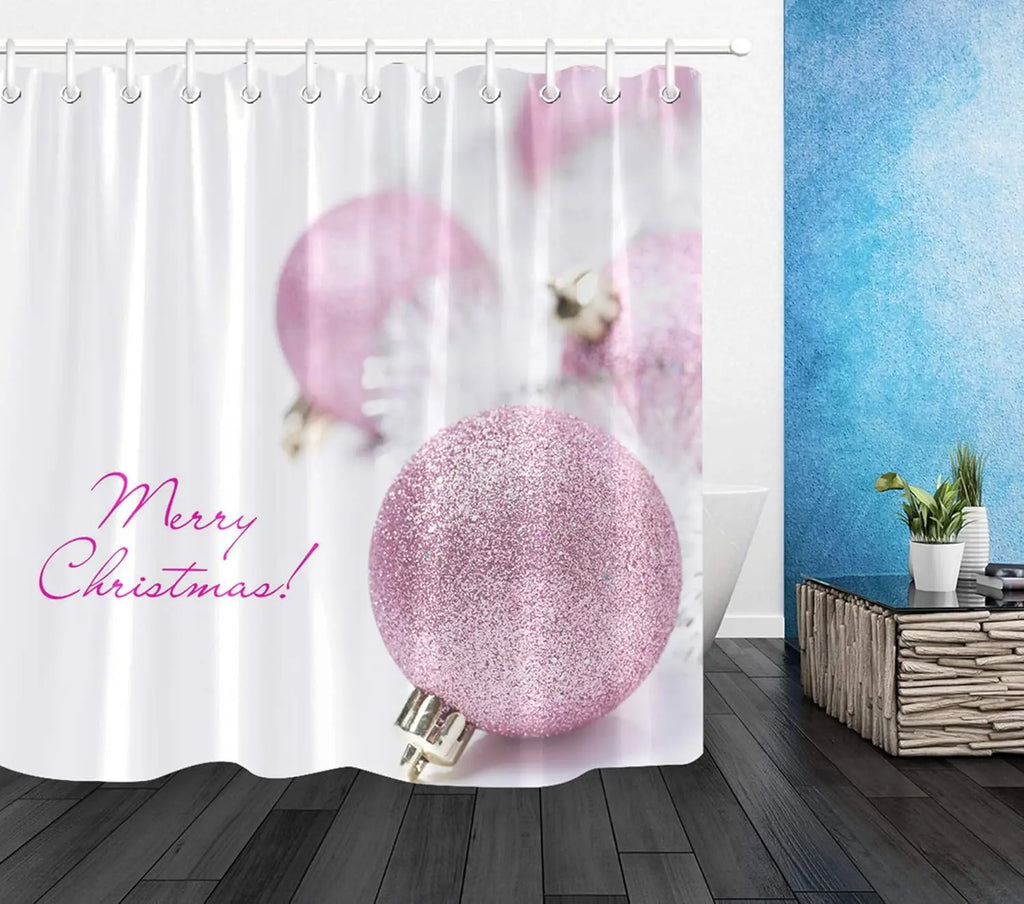 Winter Christmas Snowman Shower Curtains for Kids