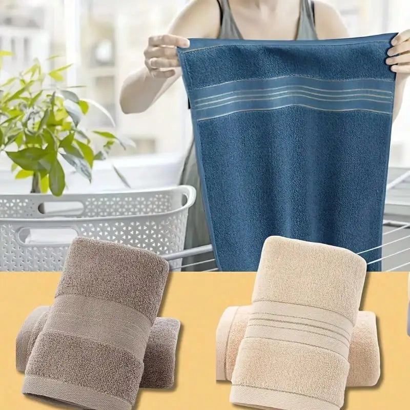 100% Ultra-Soft Large Towel, Pure Cotton