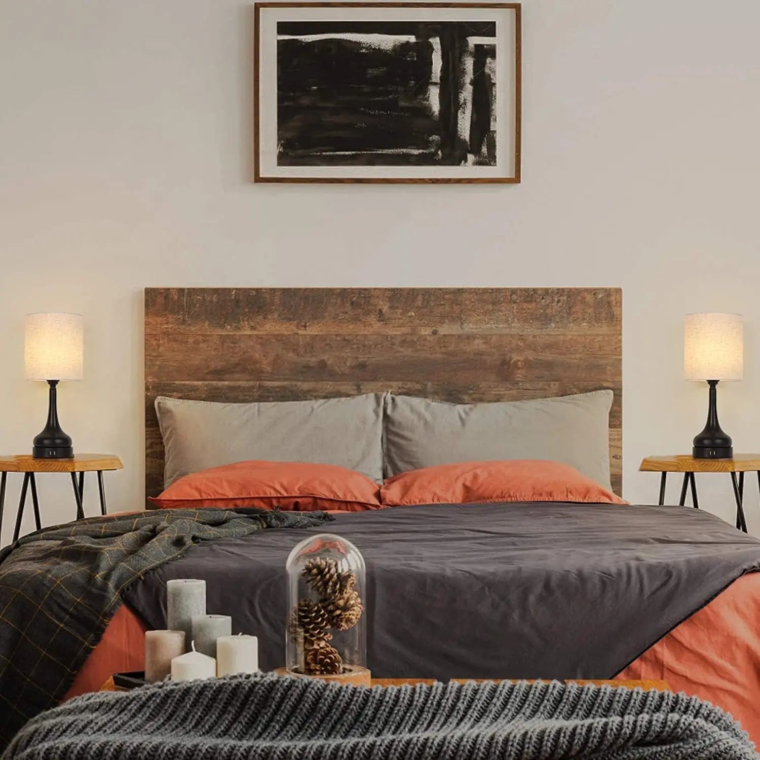 Table Lamp Set of 2 Table Lamps with Touch Control