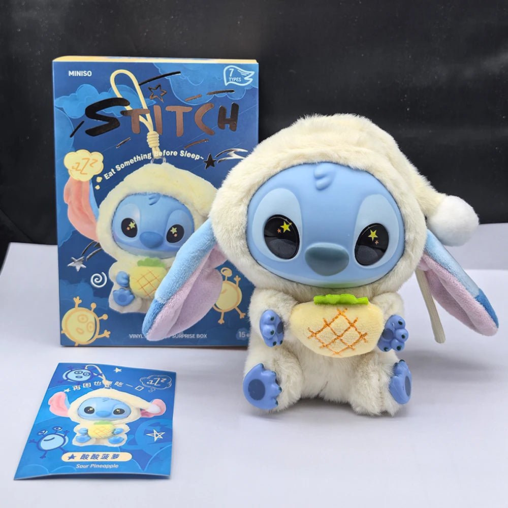 Stitch Eat Something Before Sleep Series Blind Box Plush Vinyl