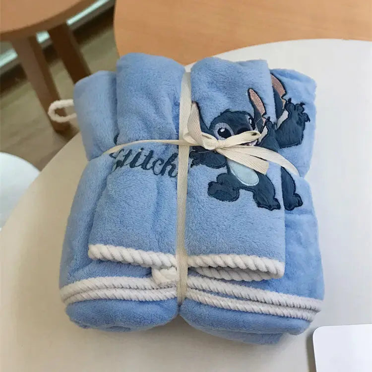 Cute Stitch Bath Towel Cartoon