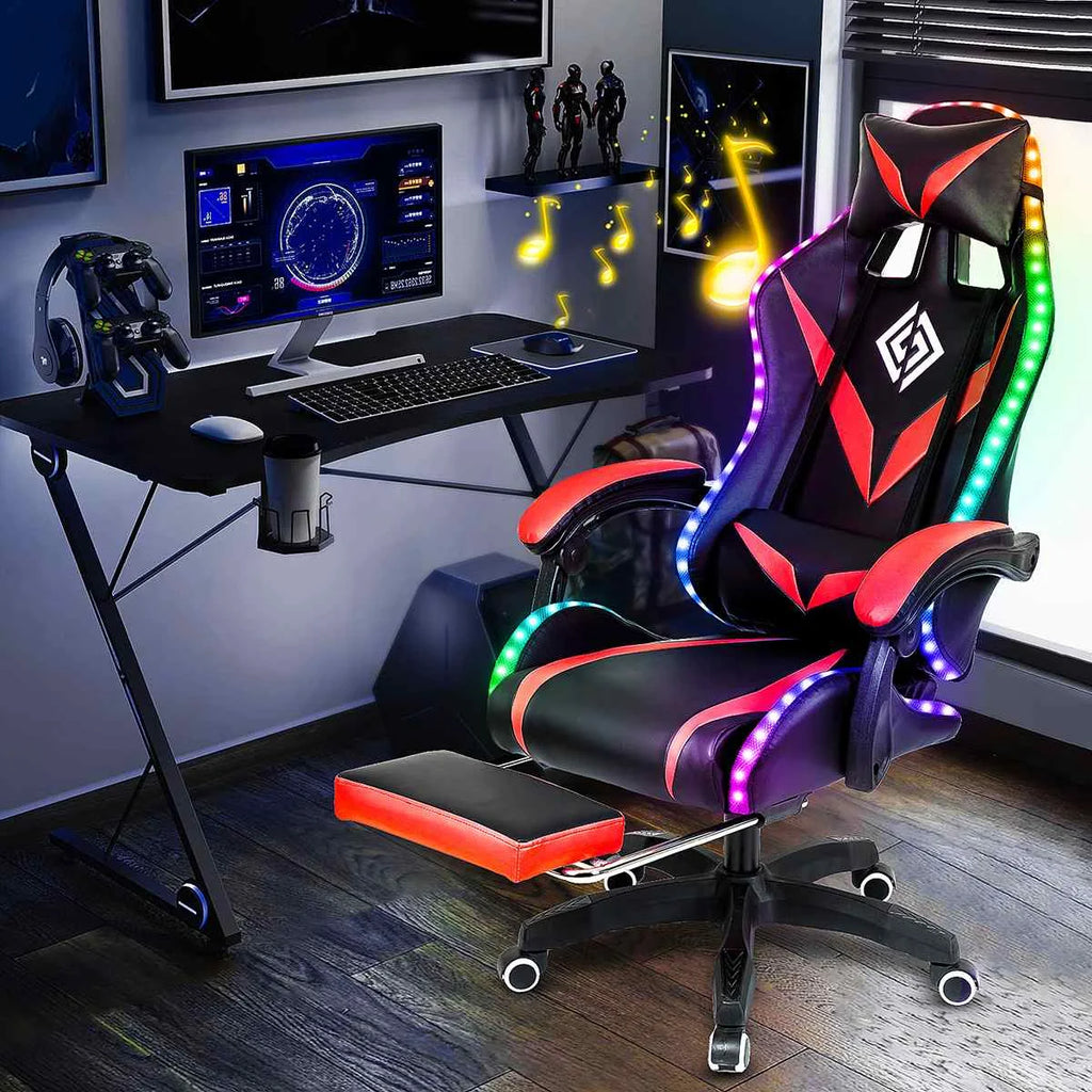 135 Degrees Gaming Chair RGB Light Office Chair