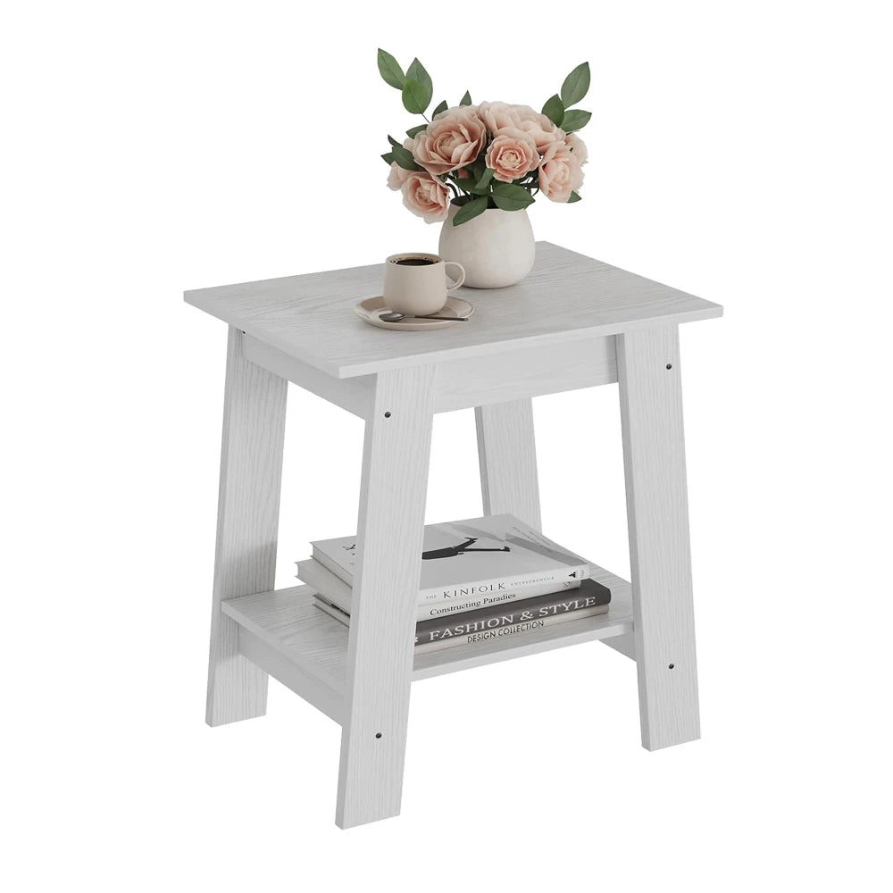 End Table, Wooden Side Table