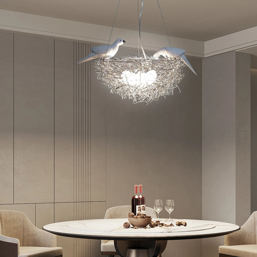 5 Light Woven Nest Chandelier