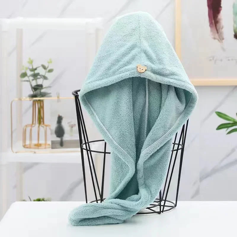 Dry Hair Cap Sports Towel Fiber Super Fine Adult Bath Towel