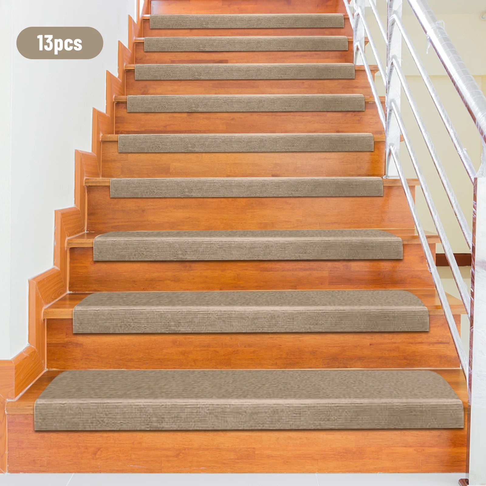 Carpet Stair Treads 13PCS Non-Slip Stair Treads