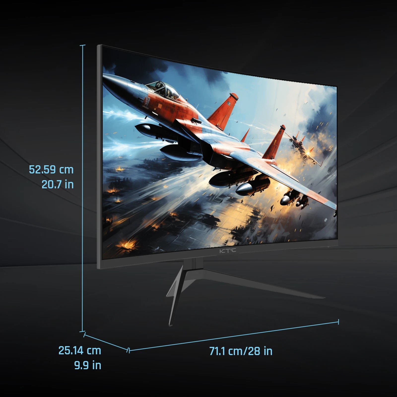 32 inch 240Hz Curved Gaming Monitor 1500R 1080P 125% sRGB 1ms