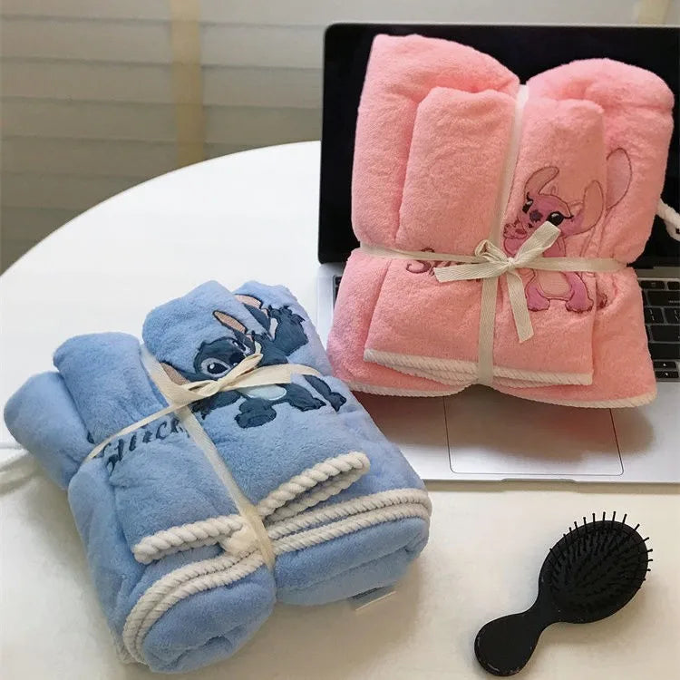 Cute Stitch Bath Towel Cartoon