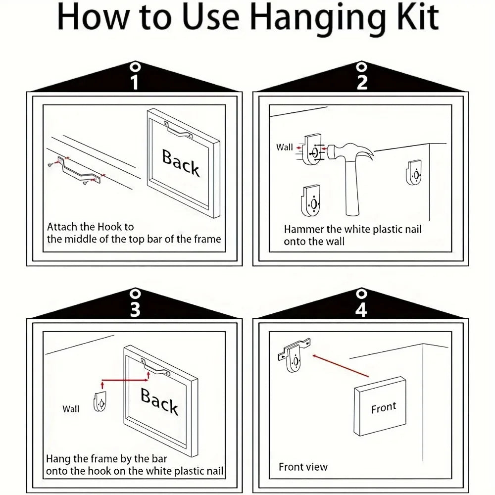 modern big Horn Black Bull canvas painting