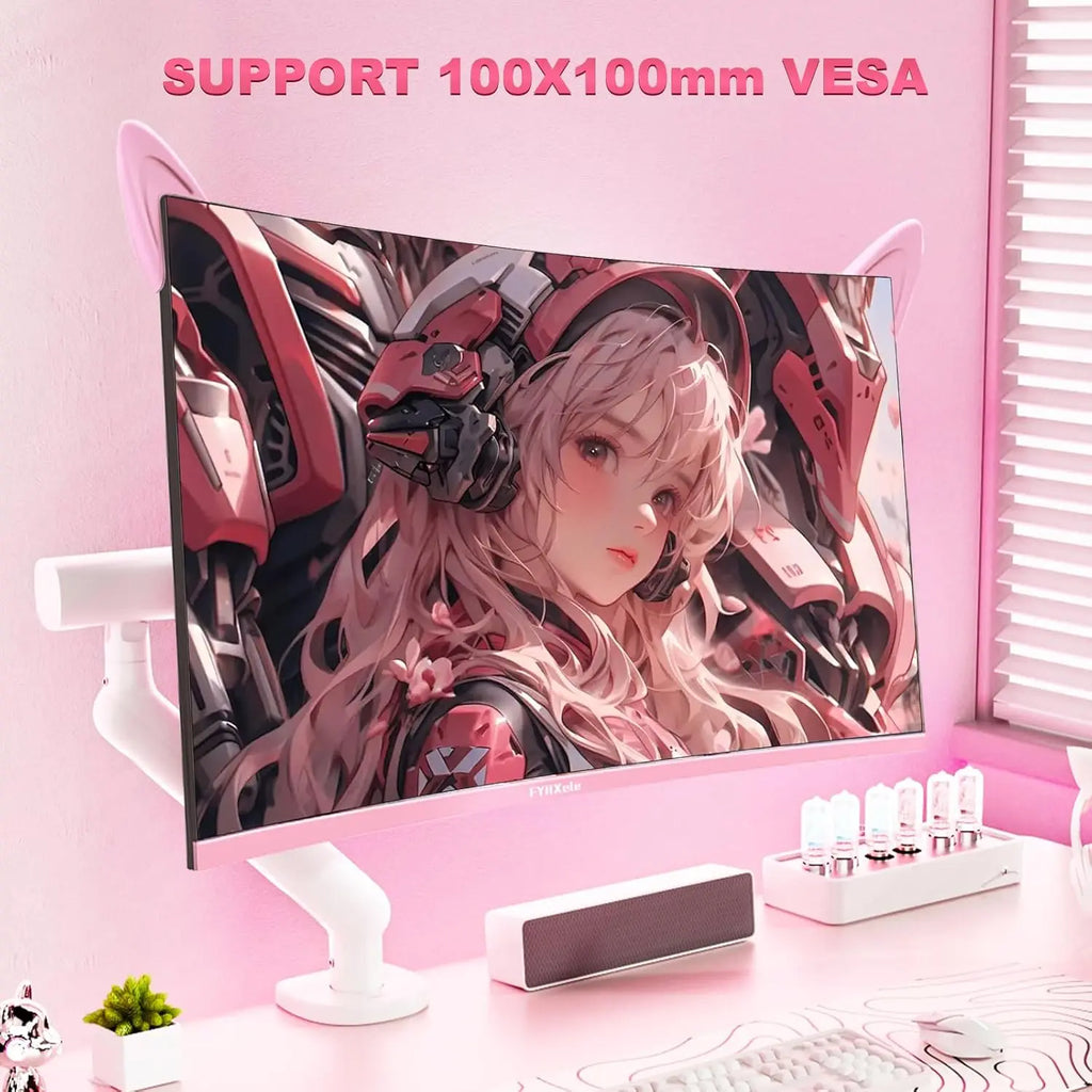 27inch Curved Pink Monitor QHD 165hz 1800R Gaming Display
